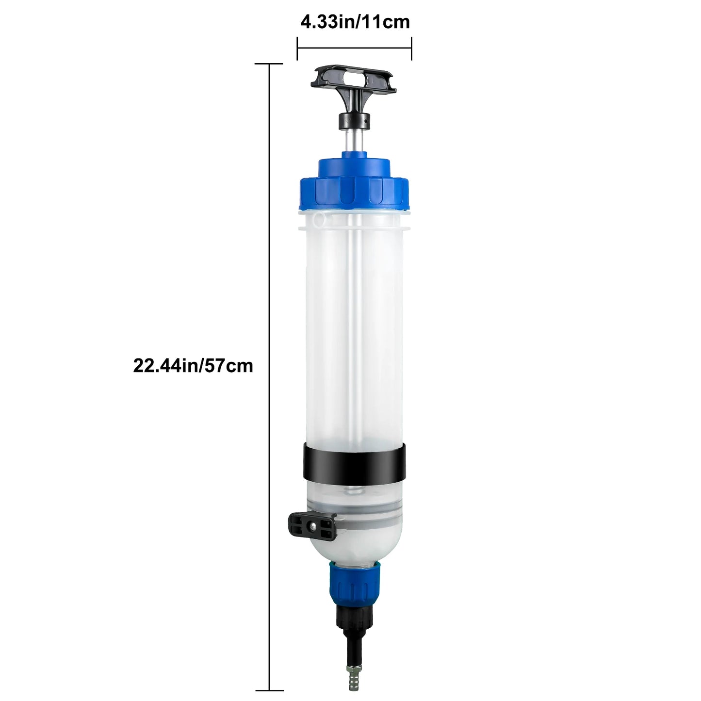 SucceBuy 1.5LCar OilFluid Extractor Fuel Replacement Tool Use for Most Auto Vehicles Machines With Oil Tube Clamp and Connectors
