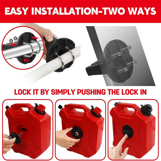 3/5L Child Lock Mororcycle Accessories Fuel Tank Petrol Cans Barrels Can Gas Spare Container Anti-static Jerry Can Fuel Tank