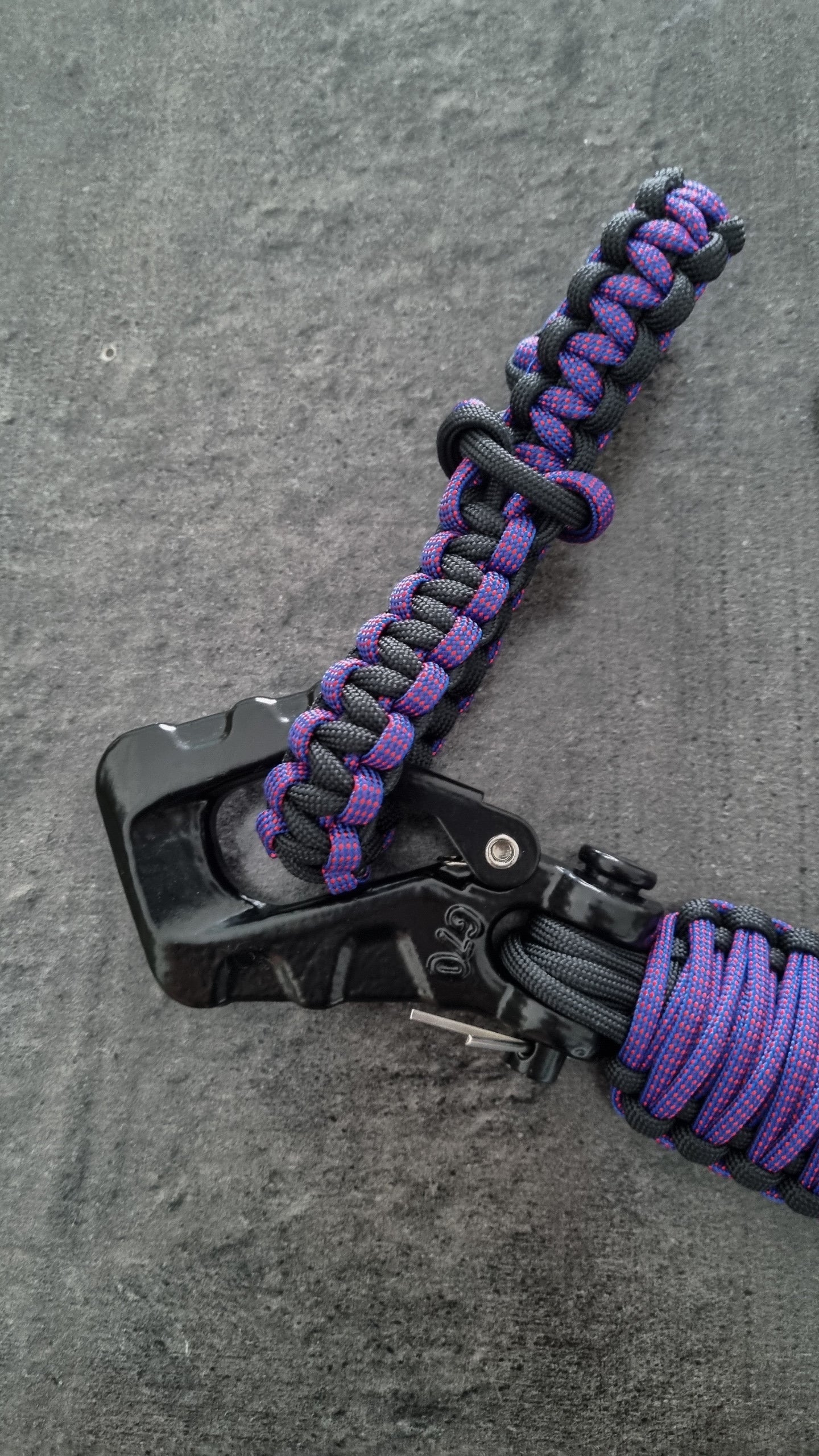 Paracord ATV recovery strap 2,5" Horizon Purple