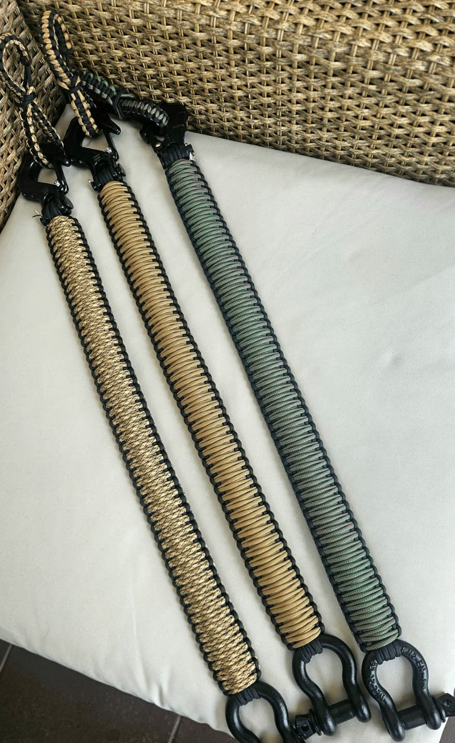 Paracord ATV recovery strap 2,5" Chameleon