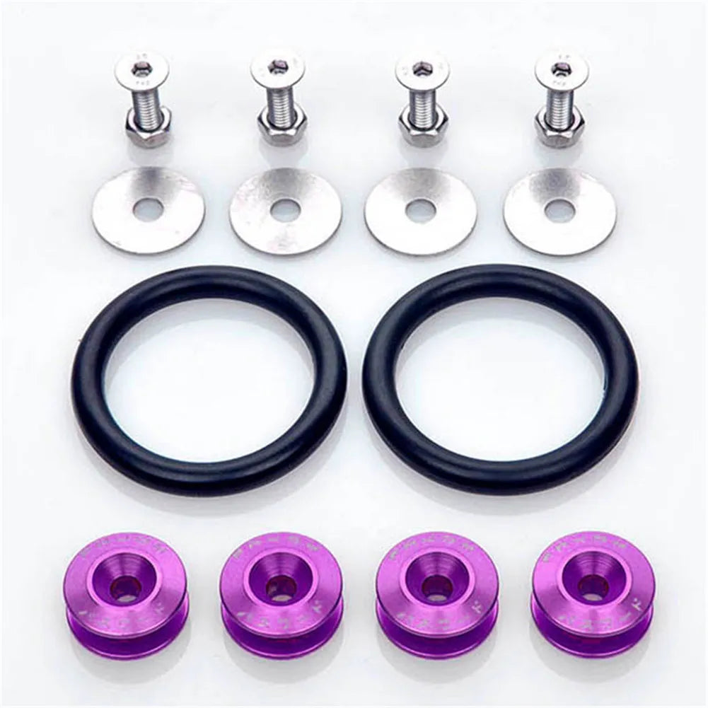 Car Quick Release Fasteners Front Bumpers Rear Bumpers Surrounds Reinforcement Ring Reinforced Surrounding Pad Screws