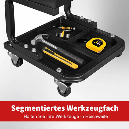 Universal Auto Repair Bench Automotive Machinery Workshop Tool Tray Heavy-duty Tool Bracket Roller Cart Tool Stool With tray