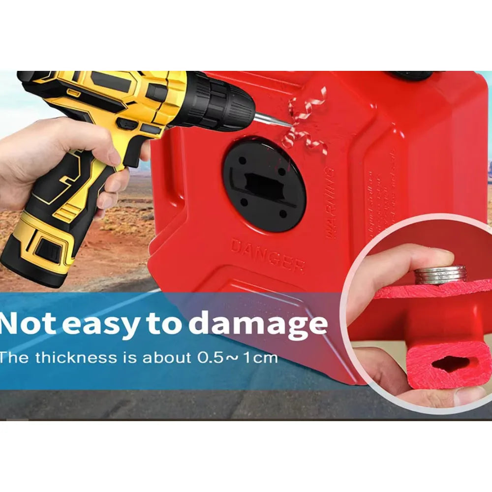 3/5L Child Lock Mororcycle Accessories Fuel Tank Petrol Cans Barrels Can Gas Spare Container Anti-static Jerry Can Fuel Tank