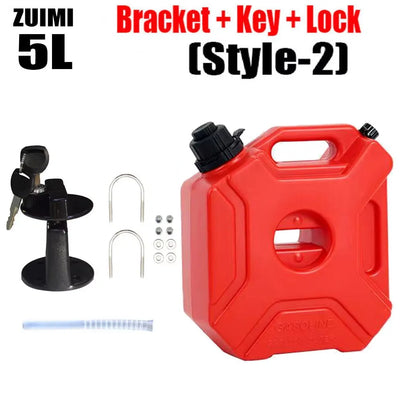 3/5L Child Lock Mororcycle Accessories Fuel Tank Petrol Cans Barrels Can Gas Spare Container Anti-static Jerry Can Fuel Tank