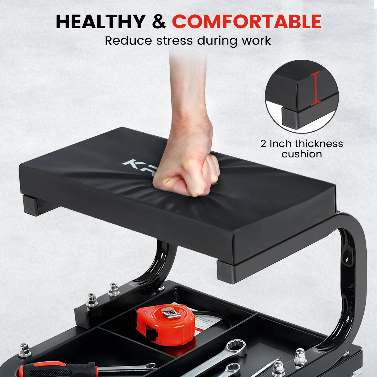 120kg Load Car Repair Bed Auto Maintenance Work Bench Chair Auto Workshop Bench Wheels Roller Car Creeper Seat Roller Seat