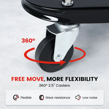 120kg Load Car Repair Bed Auto Maintenance Work Bench Chair Auto Workshop Bench Wheels Roller Car Creeper Seat Roller Seat