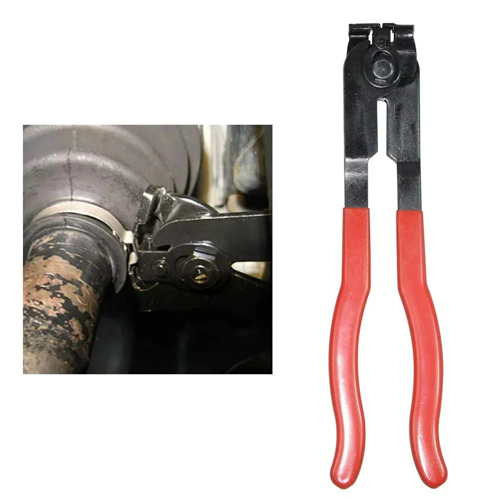 Rimoody Car Banding Tool Kit 2pcs Joint Boot Clamp Pliers Set Hose Band Cut-off Pliers Car Banding Tool Kit With Cutter Ear Boot