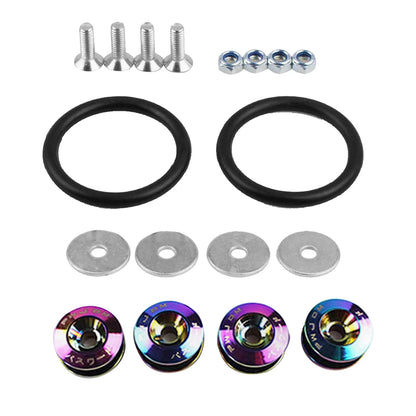 Car Quick Release Fasteners Front Bumpers Rear Bumpers Surrounds Reinforcement Ring Reinforced Surrounding Pad Screws
