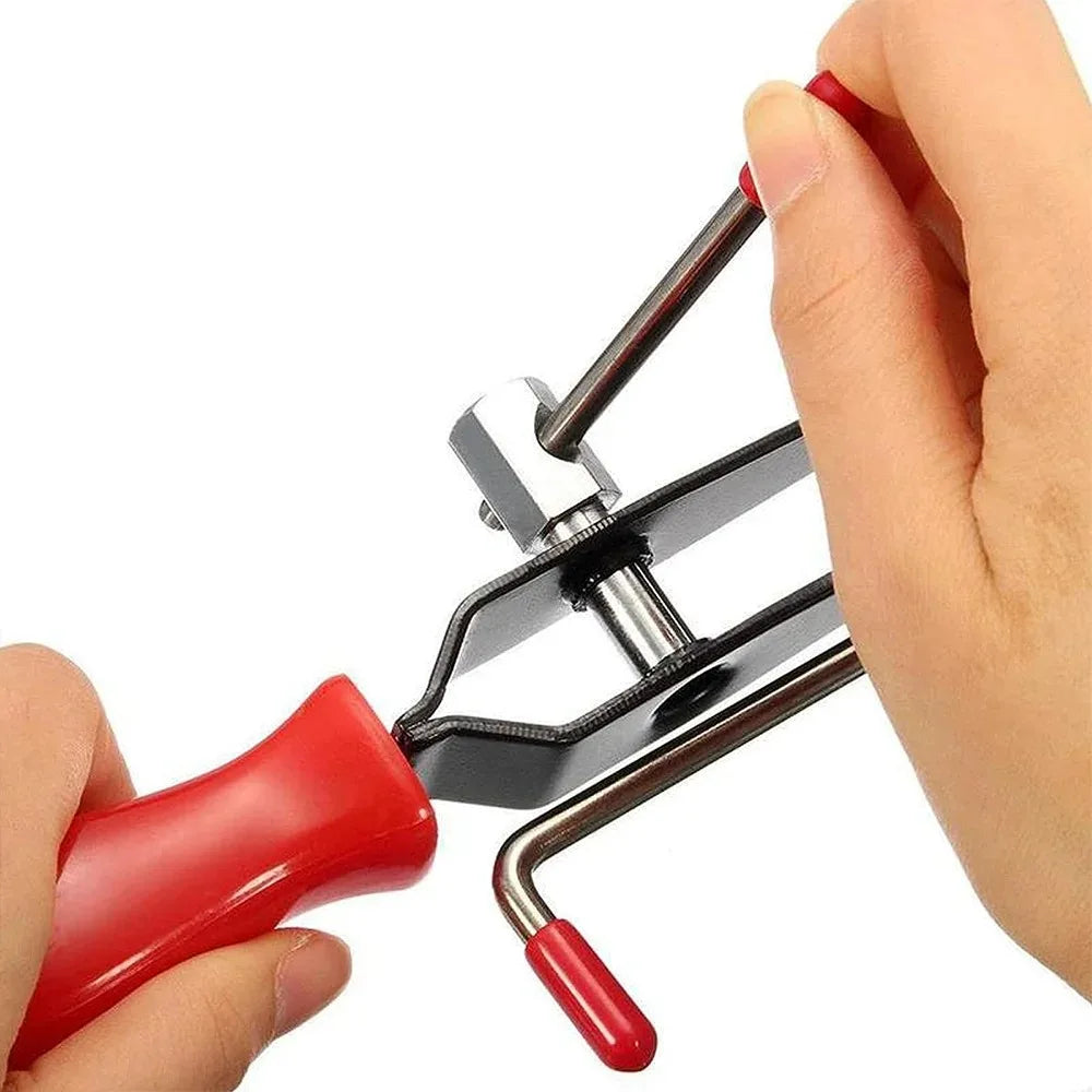 Rimoody Car Banding Tool Kit 2pcs Joint Boot Clamp Pliers Set Hose Band Cut-off Pliers Car Banding Tool Kit With Cutter Ear Boot