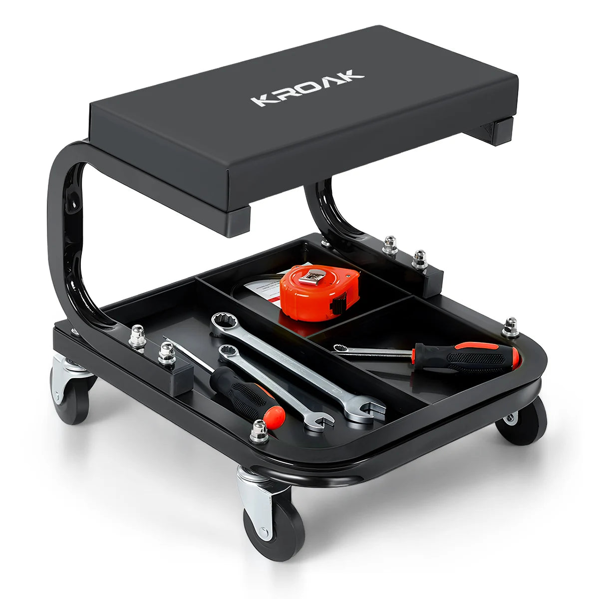 120kg Load Car Repair Bed Auto Maintenance Work Bench Chair Auto Workshop Bench Wheels Roller Car Creeper Seat Roller Seat