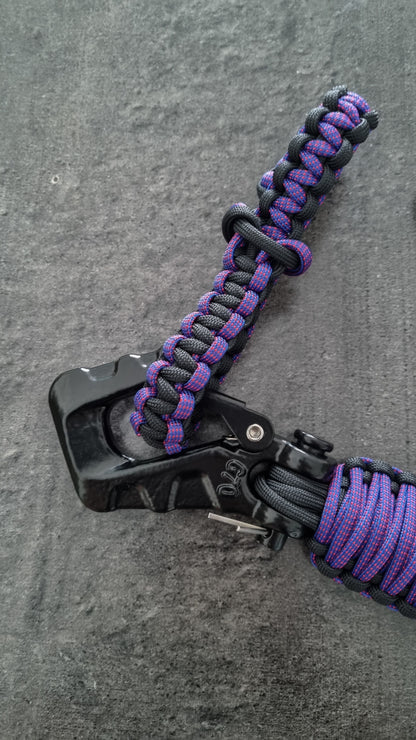 Paracord ATV recovery strap 2,5" Horizon Purple