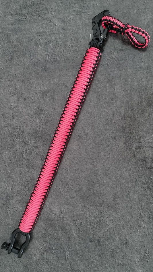Paracord ATV recovery strap 2,5" Pink