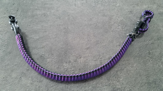 Paracord ATV recovery strap 2,5" Horizon Purple