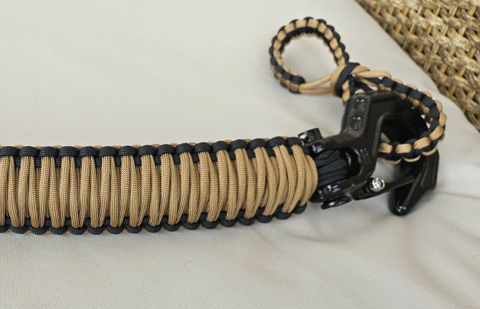 Paracord ATV recovery strap 2,5" Desert