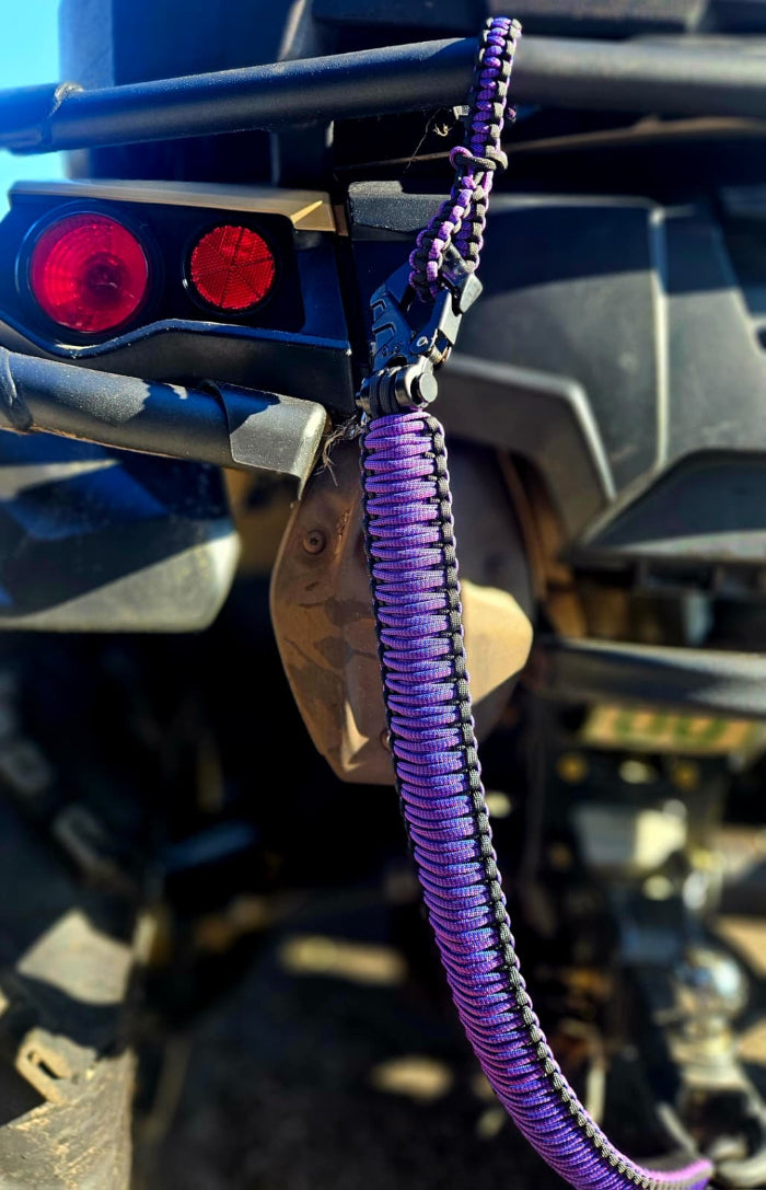 Paracord ATV recovery strap 2,5" Horizon Purple
