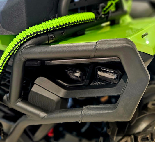 Paracord ATV recovery strap 2,5" Neon Green