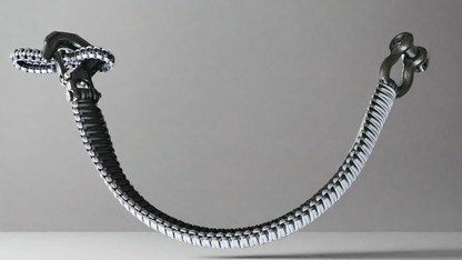 Paracord ATV recovery strap 2,5" Graphite