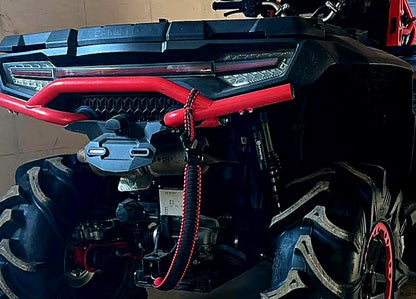 Paracord ATV recovery strap 2,5" Red CF