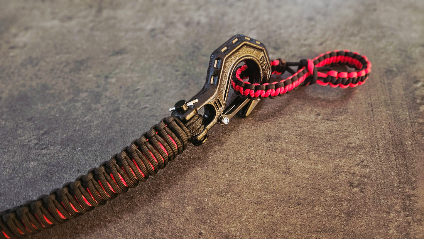 Paracord ATV recovery strap 2,5" Lava