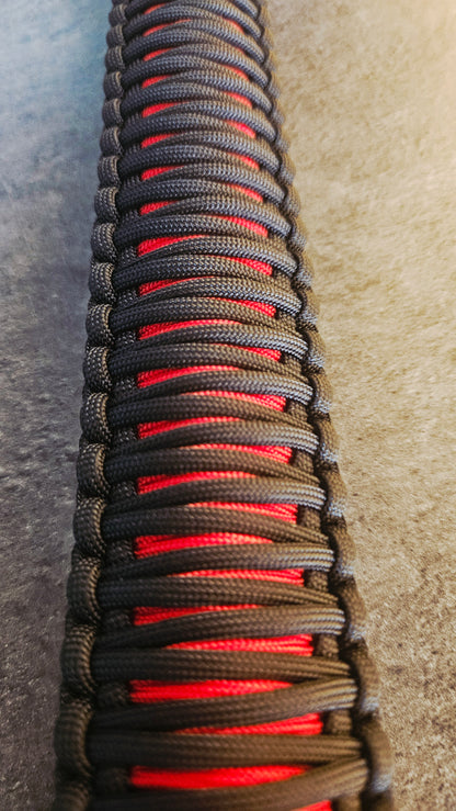 Paracord ATV recovery strap 2,5" Lava