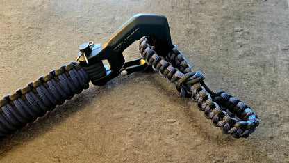 Paracord ATV recovery strap 2,5" Navy