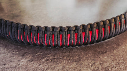 Paracord ATV recovery strap 2,5" Lava