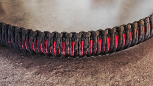 Paracord ATV recovery strap 2,5" Lava